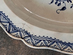 Late 19th Century Blue and White Platter