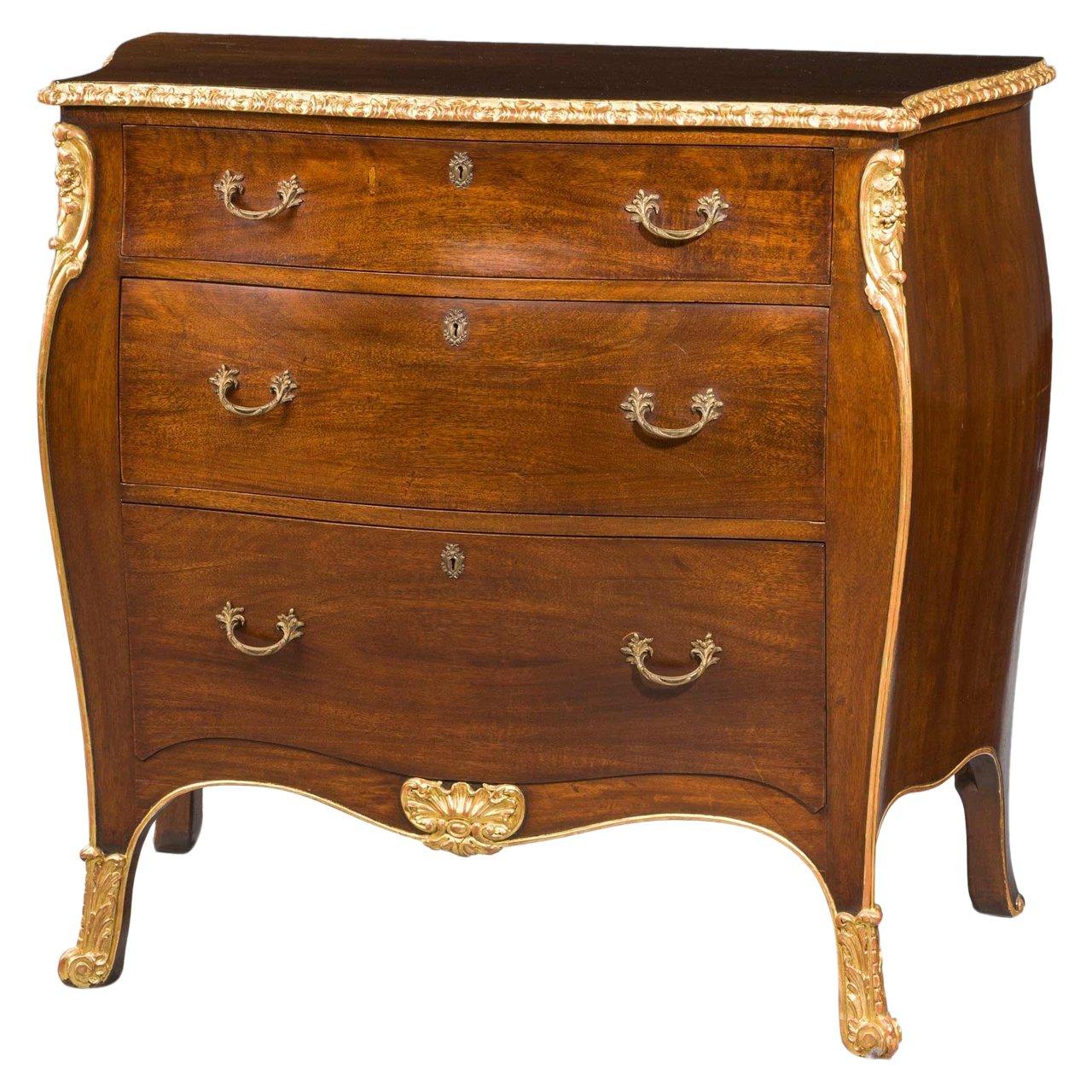 Late 19th Century Bombe Commode