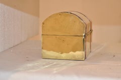 Late 19th Century Brass and Copper Strapped Box