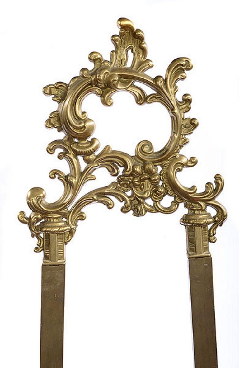 Late 19th Century Brass Gallery Easel For Sale at 1stDibs