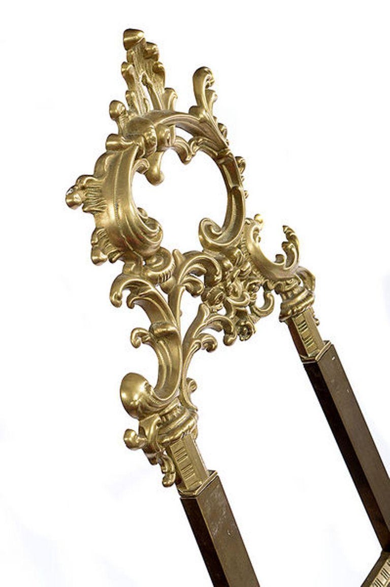 Late 19th Century Brass Gallery Easel For Sale at 1stDibs