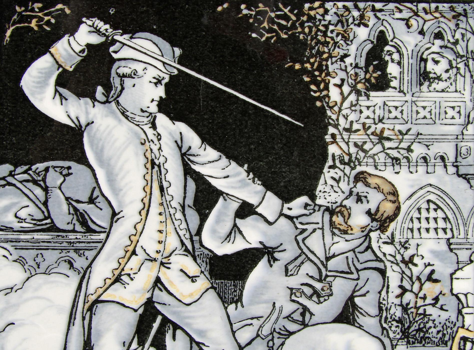 Divano inglese della fine del XIX secolo con piastrelle di John Moyr Smith, Inghilterra, circa 1875 in vendita 11