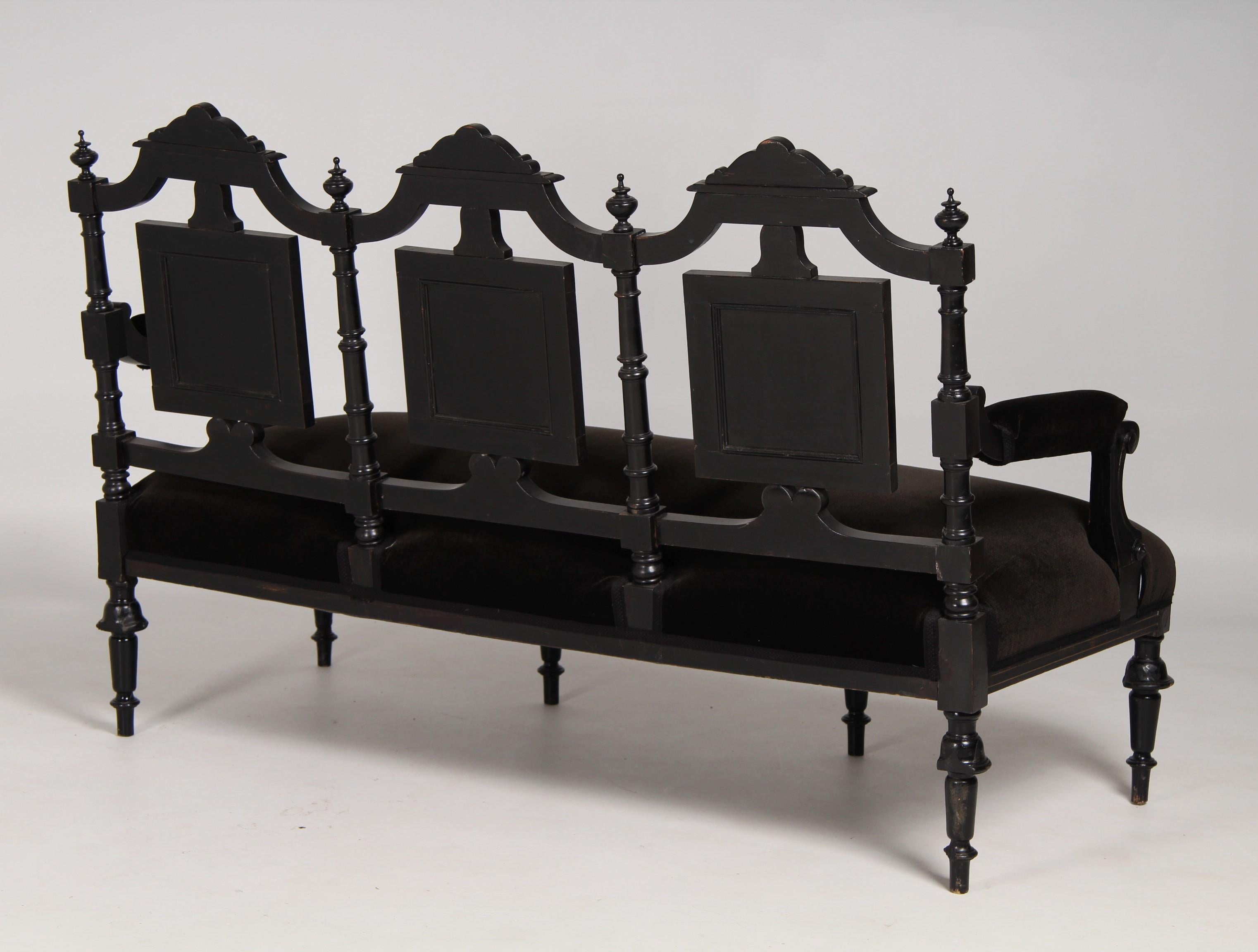 Divano inglese della fine del XIX secolo con piastrelle di John Moyr Smith, Inghilterra, circa 1875 in vendita 12