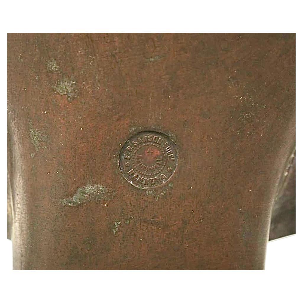 Bronzebüste von Caesar aus dem späten 19. Jahrhundert im Zustand „Gut“ im Angebot in Bradenton, FL