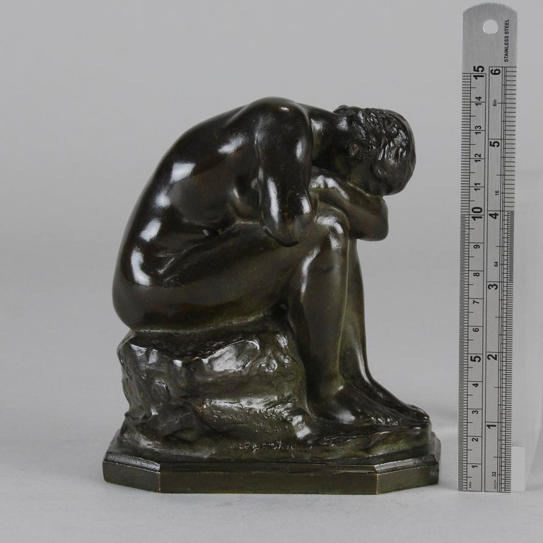 Late 19th Century Bronze Entitled 'La Verité Meconnue' by Aime-Jules Dalou For Sale 4