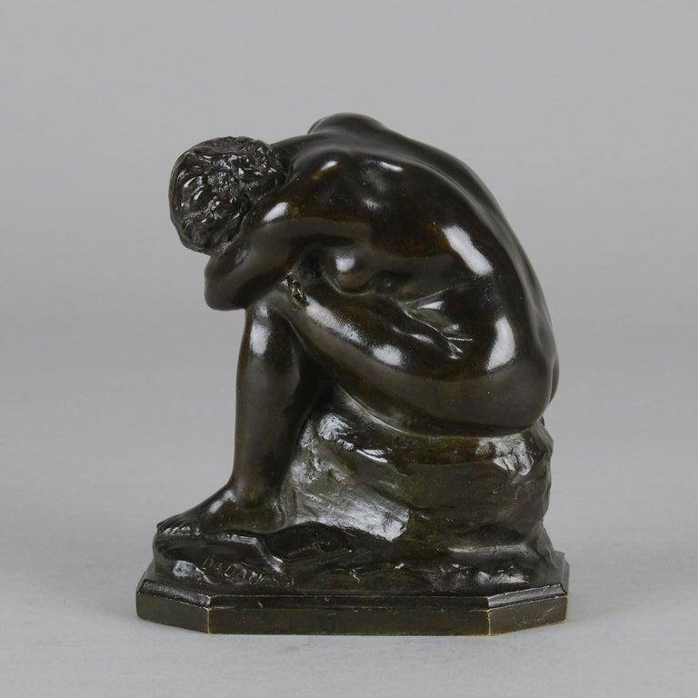 Cast Late 19th Century Bronze Entitled 'La Verité Meconnue' by Aime-Jules Dalou For Sale