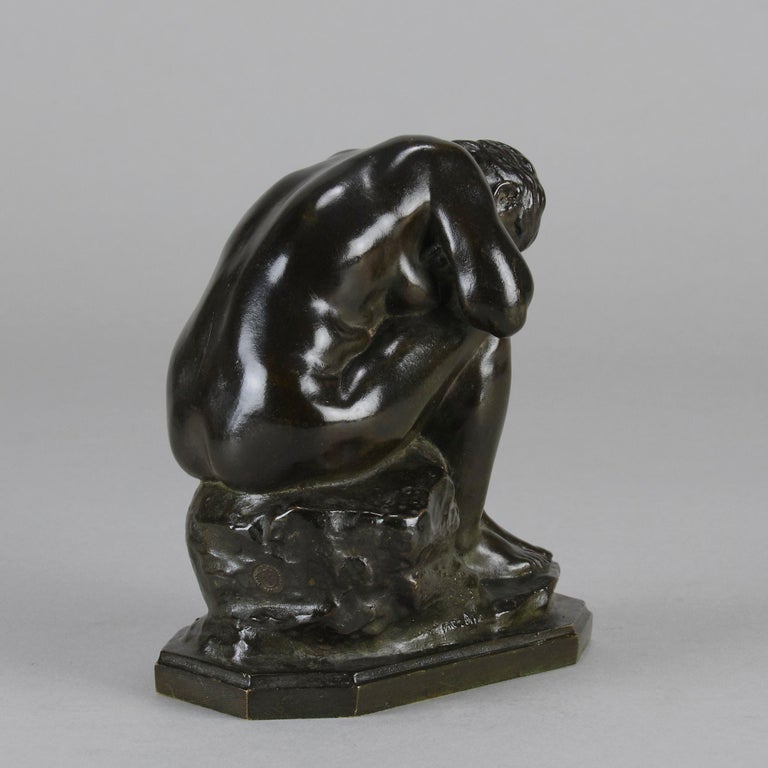 Late 19th Century Bronze Entitled 'La Verité Meconnue' by Aime-Jules Dalou For Sale 1