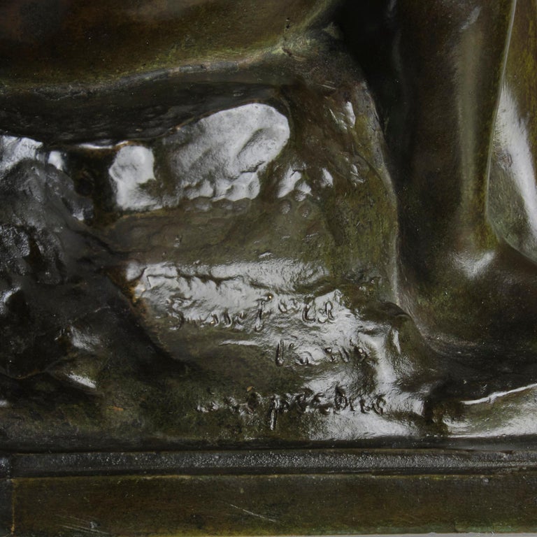 Late 19th Century Bronze Entitled 'La Verité Meconnue' by Aime-Jules Dalou For Sale 2