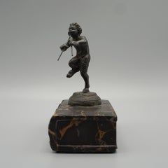 Late 19th Century Bronze Figure of Pan Playing the Pipes