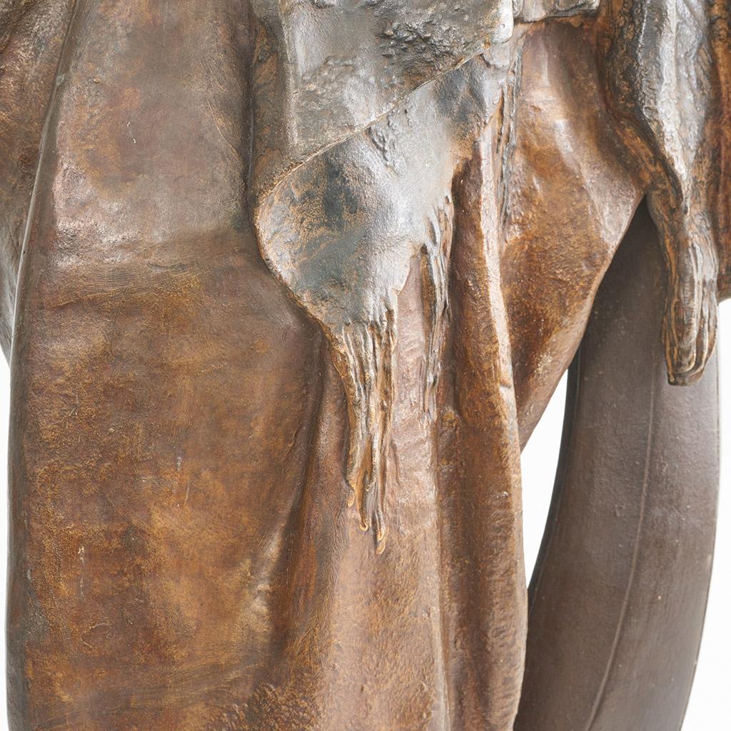 Late 19th Century Bronze 'Jeune Harpiste Arabique by Louis Hottot 7