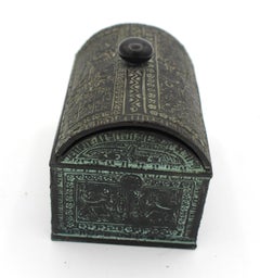 Late 19th Century Bronze Jewel Casket Box