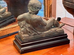 Late 19th Century Bronze Putti Sculpture on Base