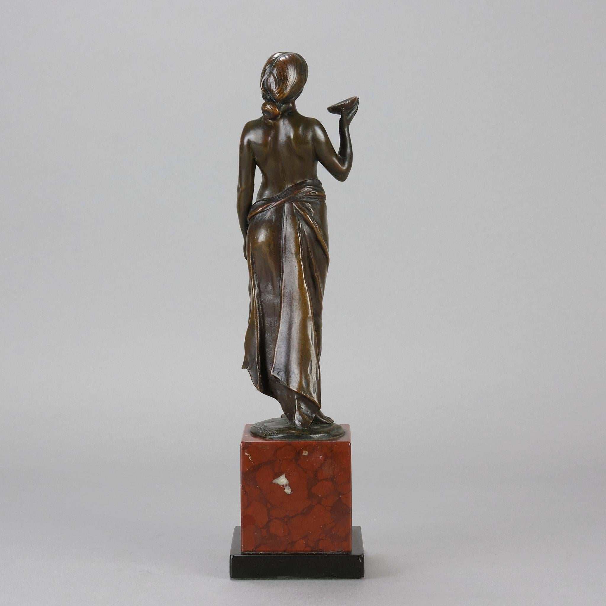 Bronzo Scultura in bronzo della fine del XIX secolo intitolata 