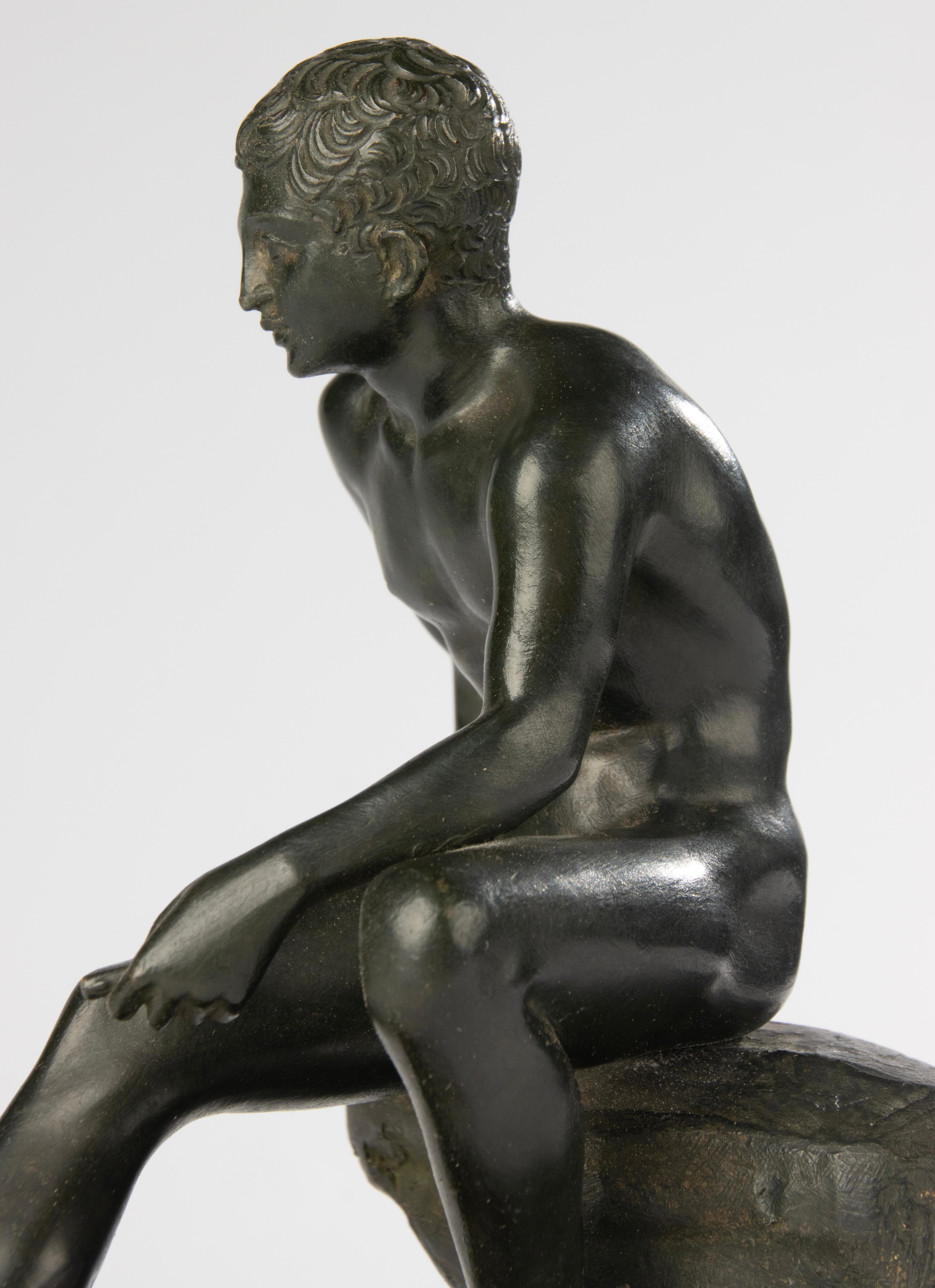 Scultura in bronzo della fine del XIX secolo - Hermes - Francia in vendita 2