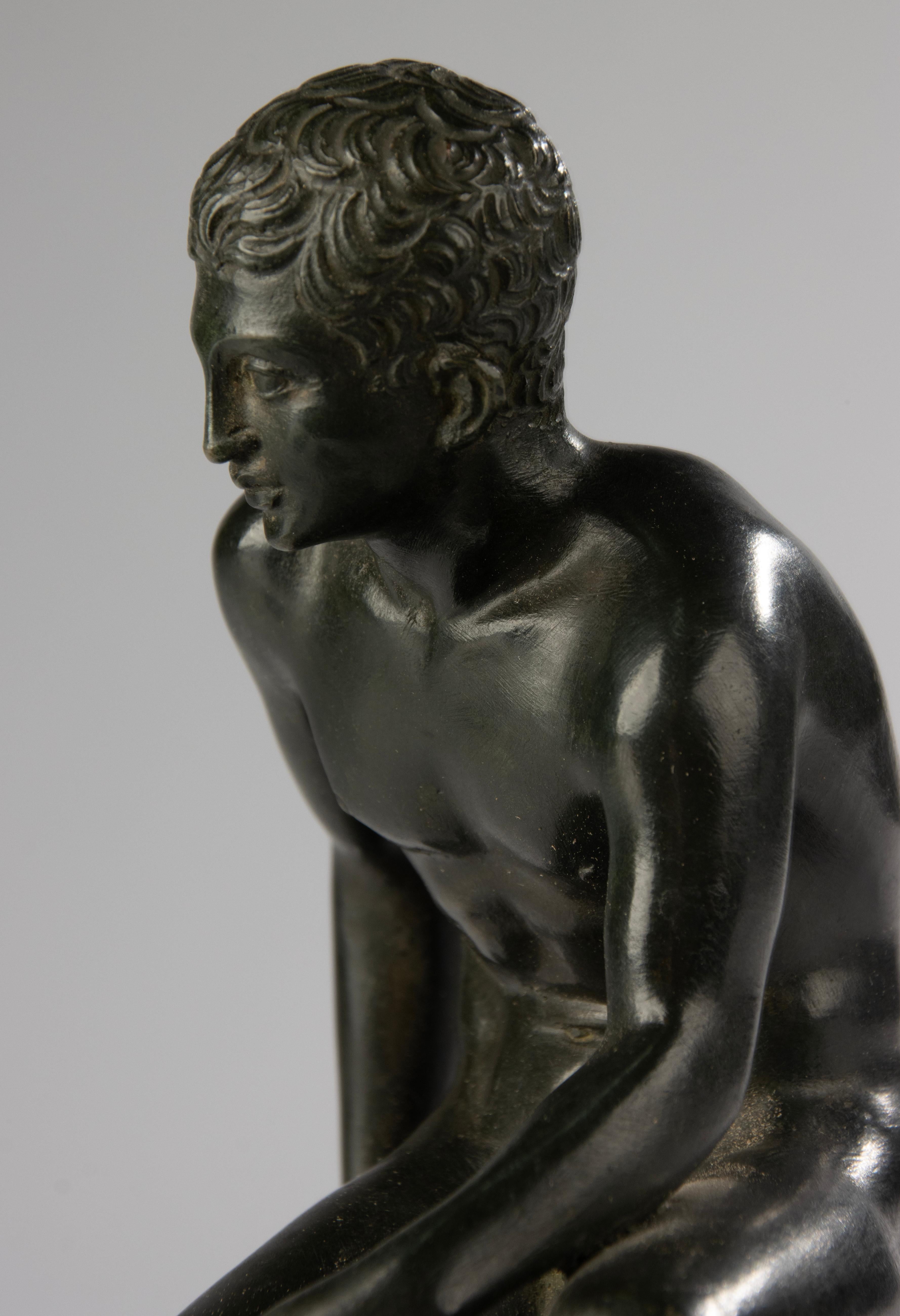 Scultura in bronzo della fine del XIX secolo - Hermes - Francia in vendita 10