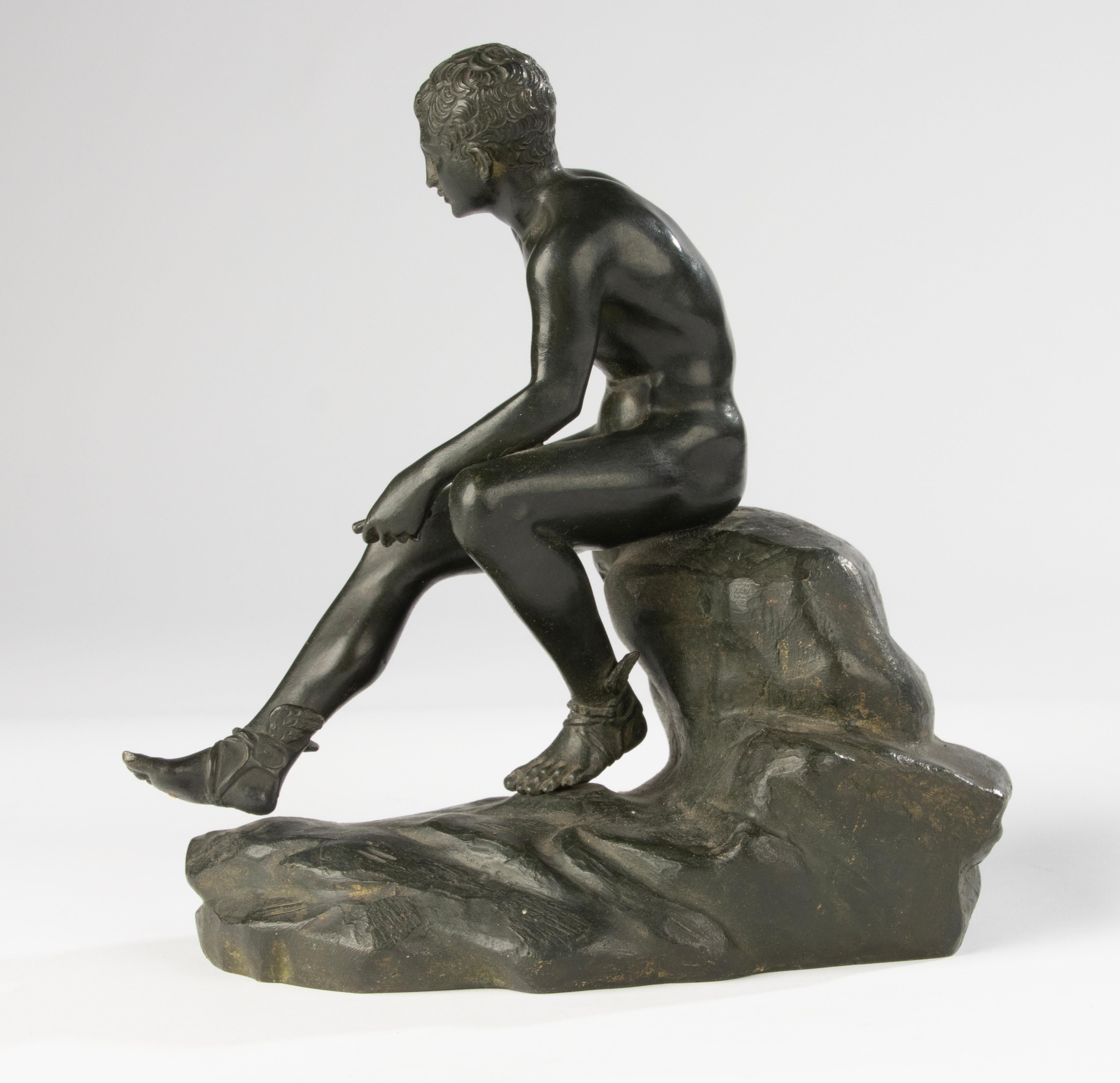 Scultura in bronzo della fine del XIX secolo - Hermes - Francia in vendita 1