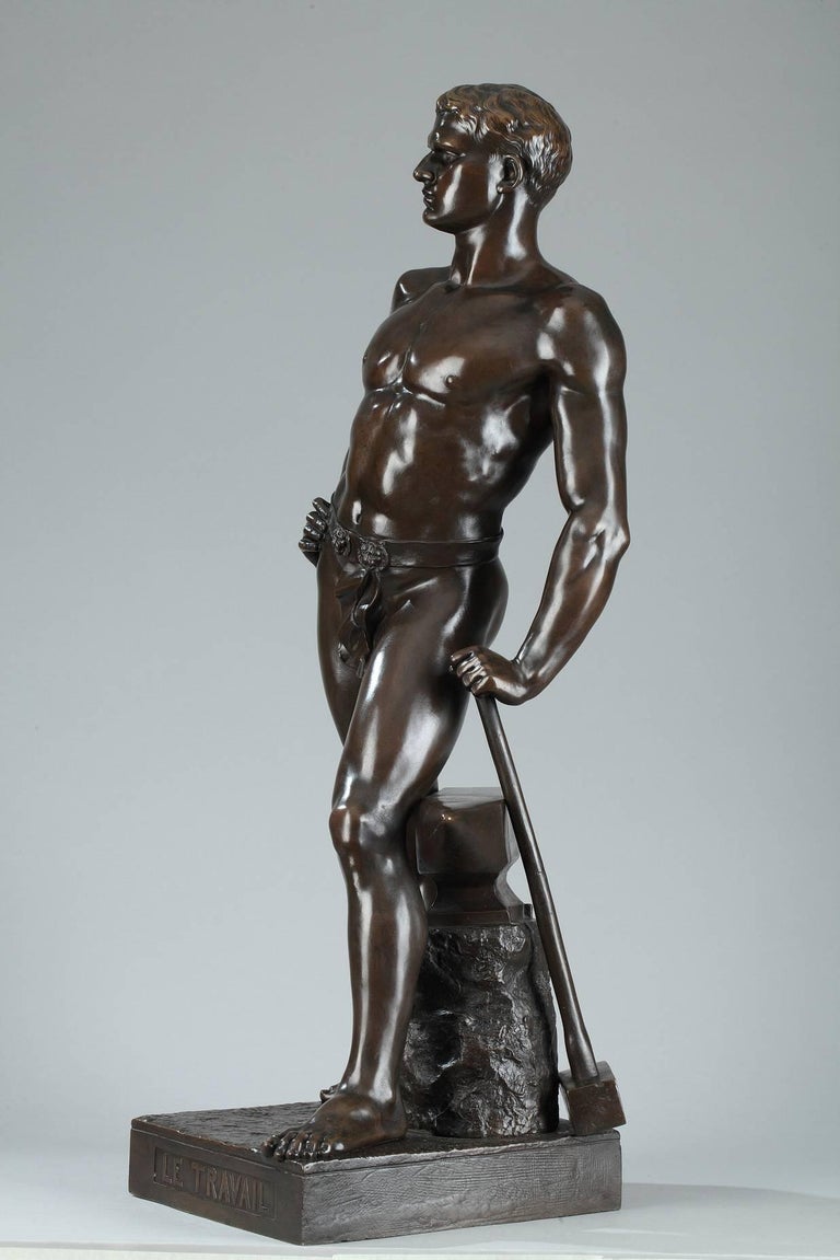 Bronze Cupid Sculpture Signed Louis Auguste Moreau (1855-1919) | eBay