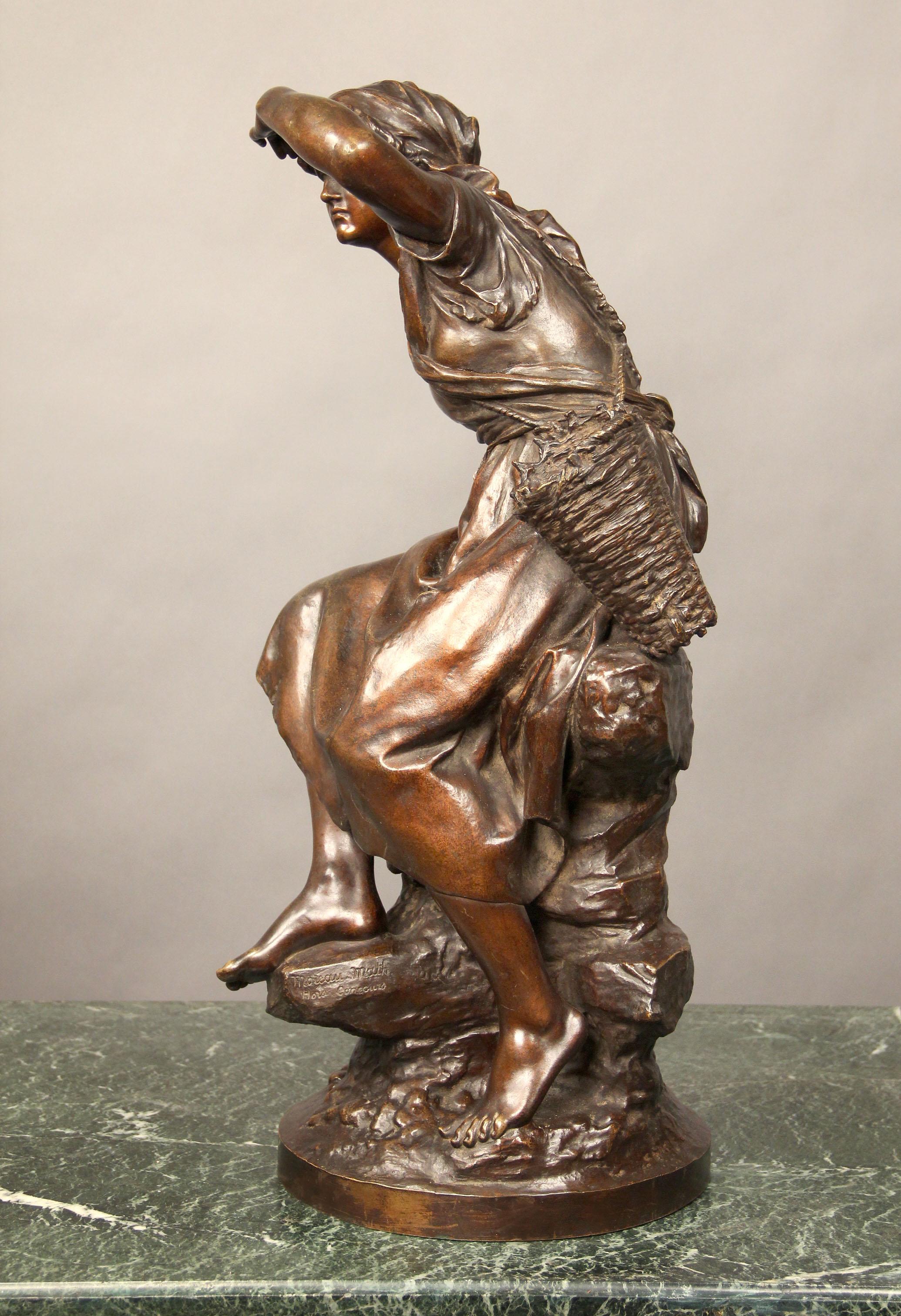 math moreau bronze sculpture