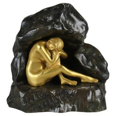 Late 19th Century bronze study entitled "La Source Endormie" by Joaquim Cañe