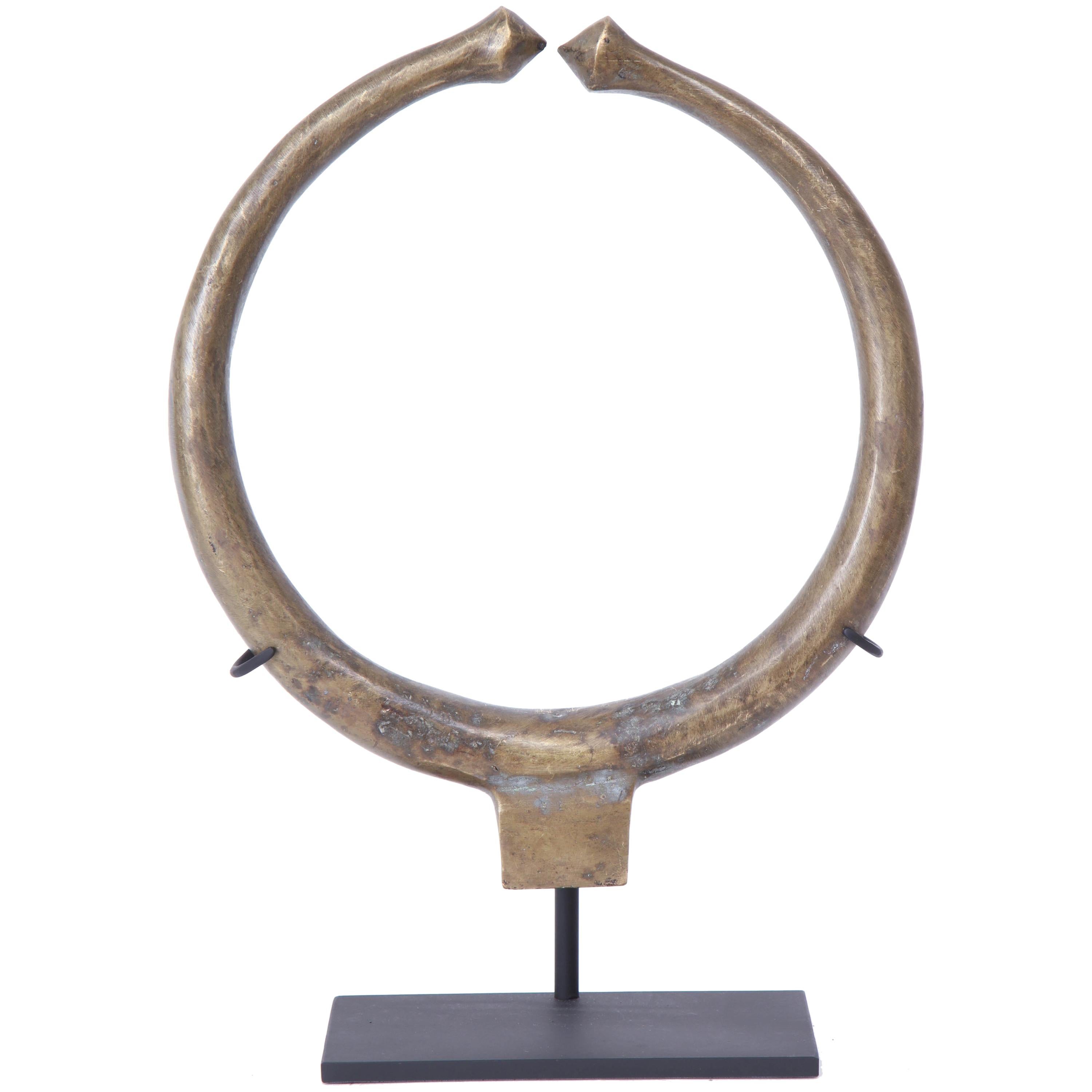 Late 19th Century Bronze Torque Necklace For Sale