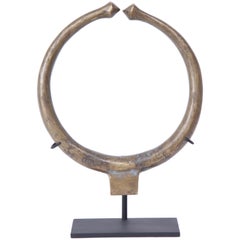 Antique Late 19th Century Bronze Torque Necklace