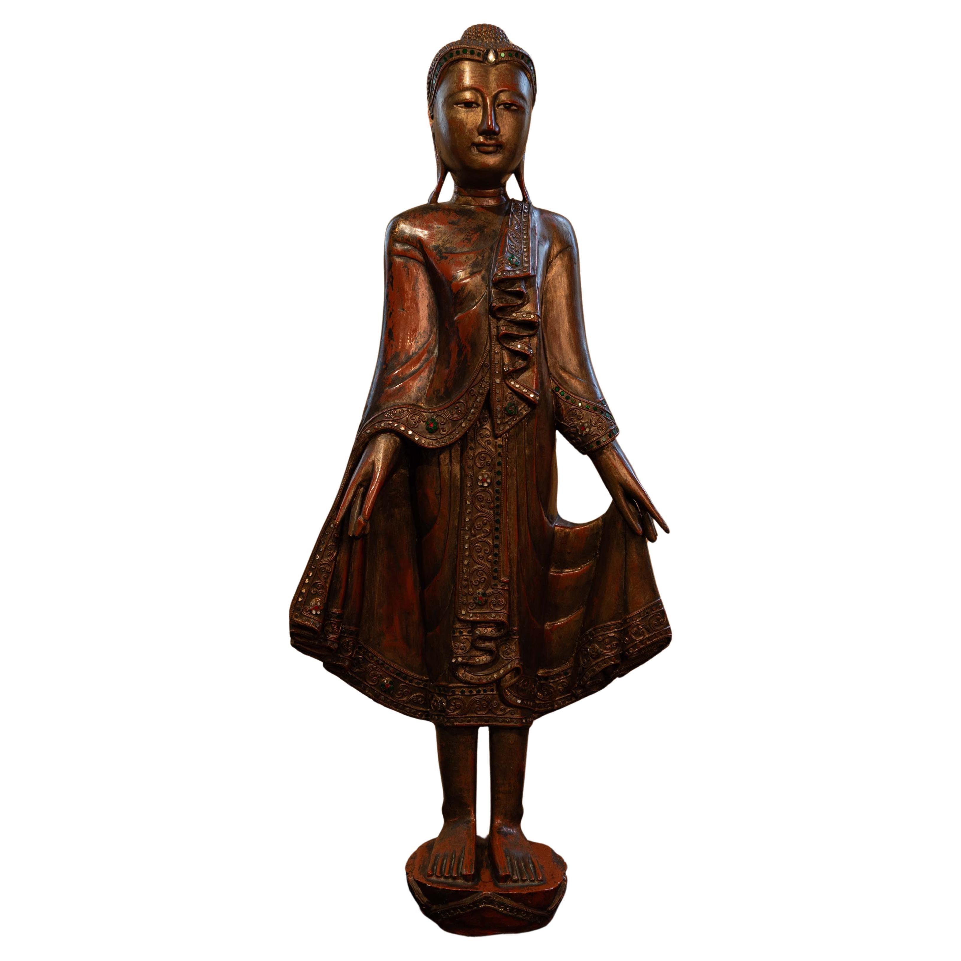 Late 19th century Buddha from Birma For Sale