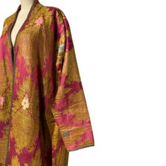 Late 19th Century Bukharan Silk Brocade Robe