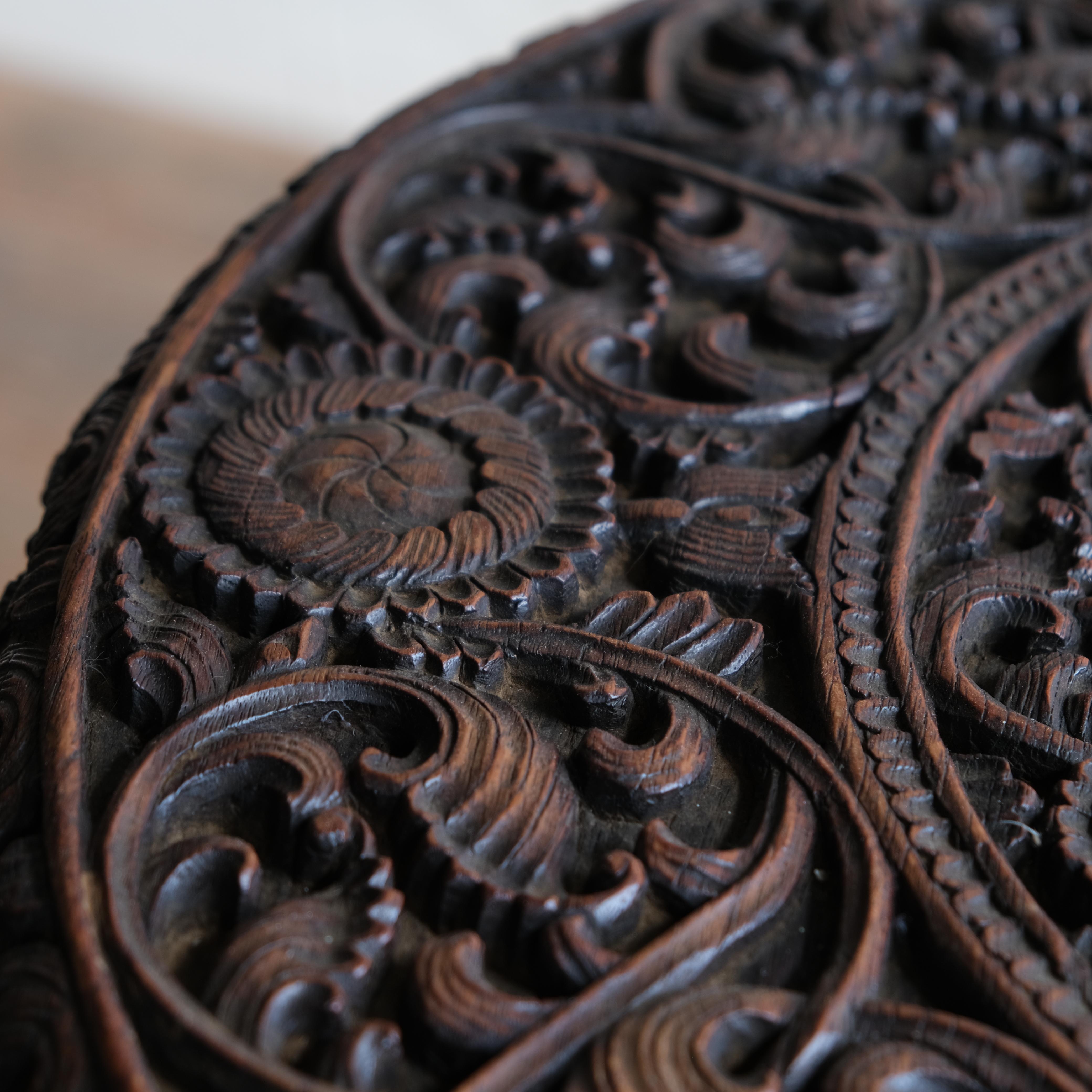 Late 19th Century Burmese Two Tier Side Table For Sale 5