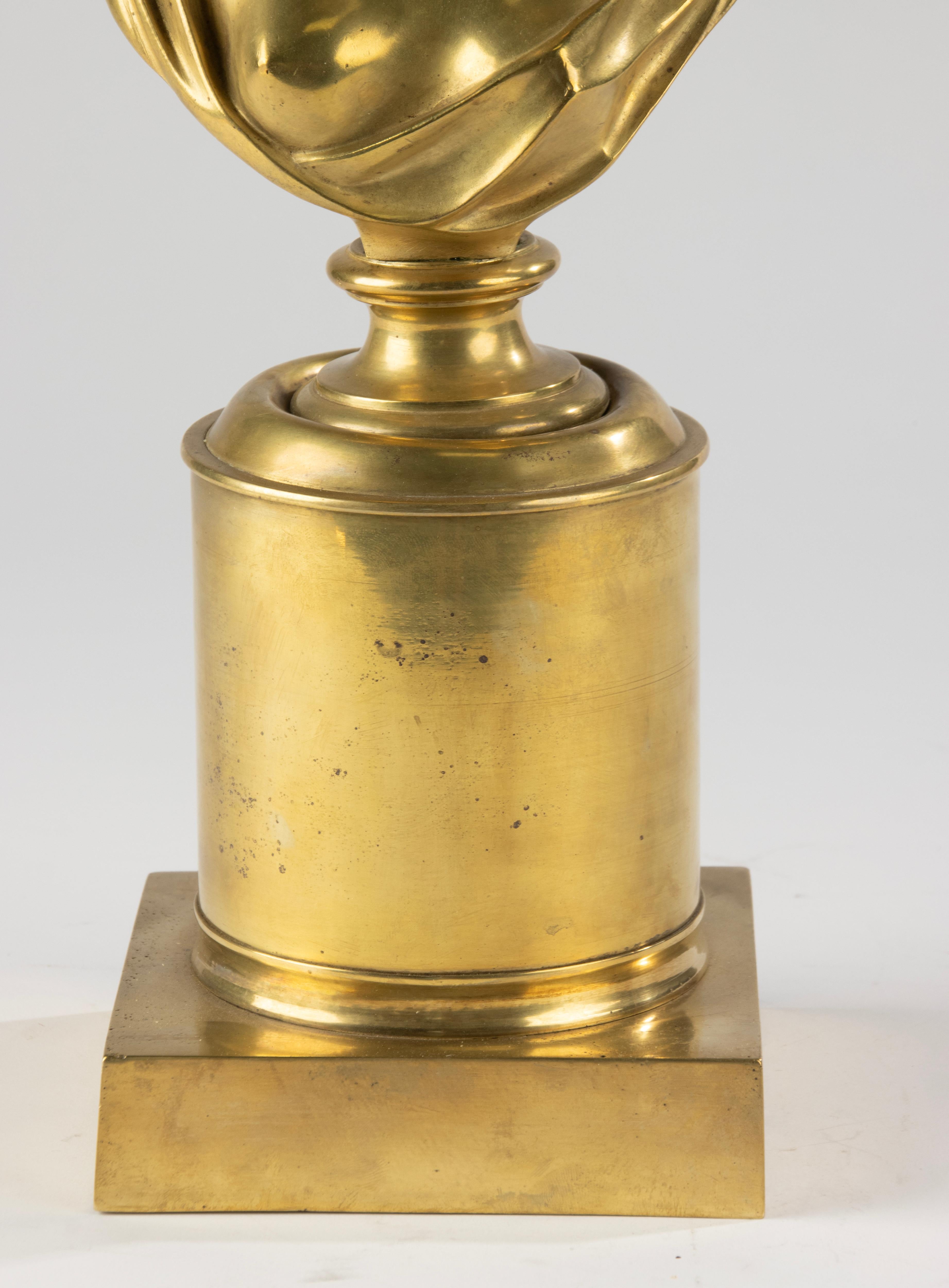Fin du XIXe siècle Fin du 19e siècle  Buste de Marianne - Bronze doré à l'or fin en vente