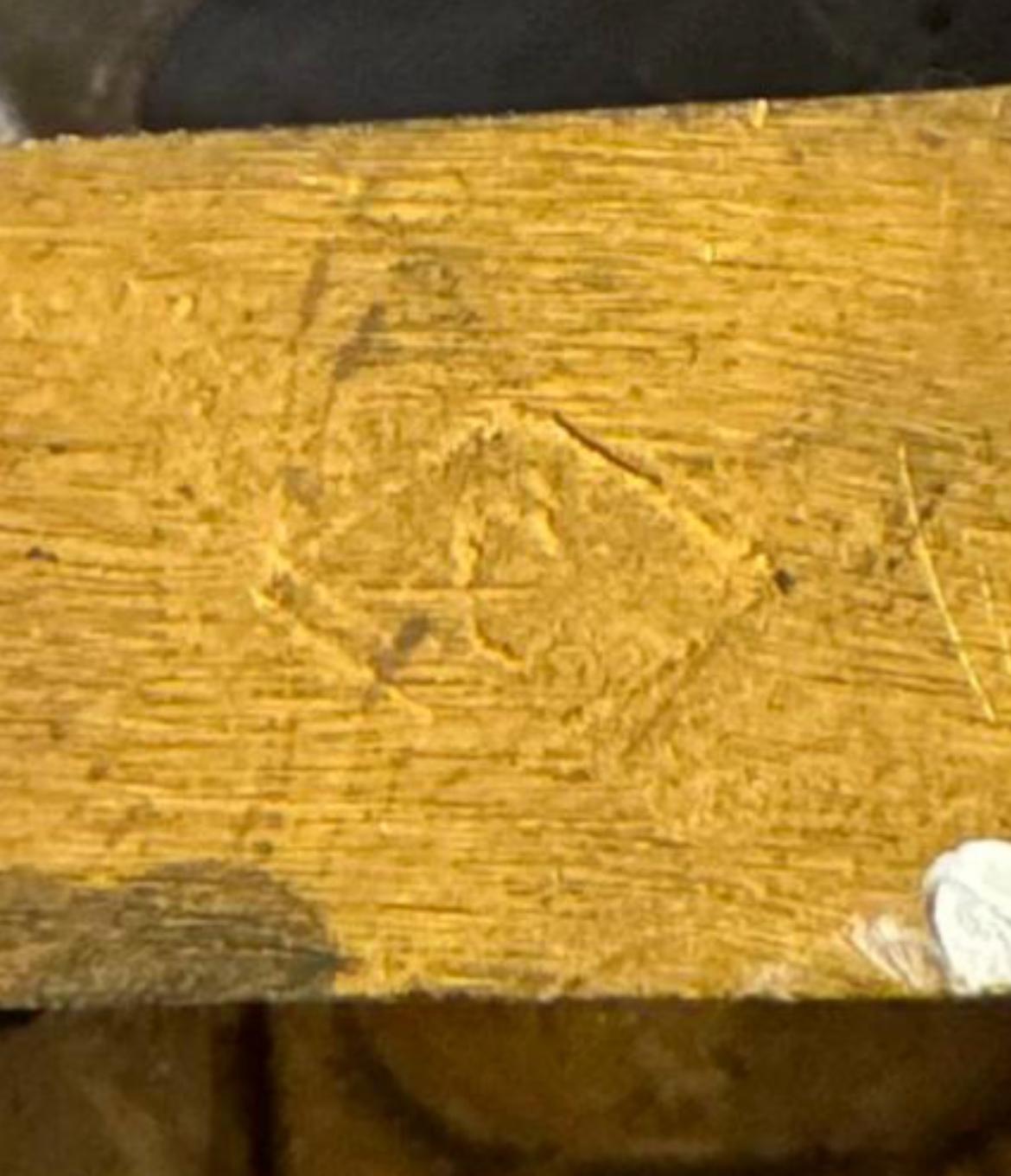 Lampadario in bronzo Caldwell della fine del XIX secolo con vetro al piombo in vendita 4