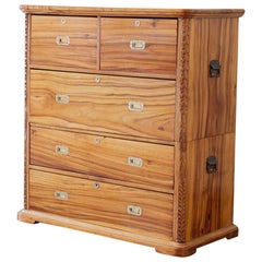 Late 19th Century Camphor Wood Campaign Chest