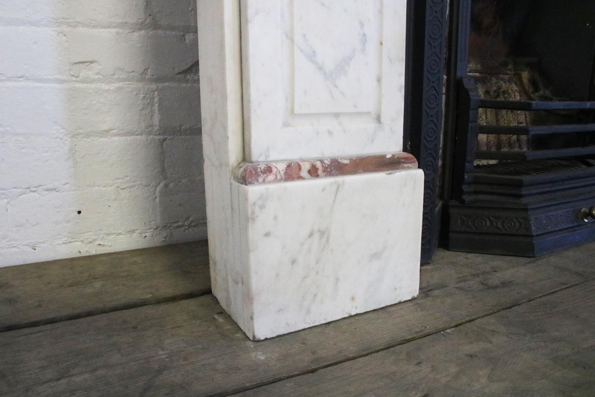 Late 19th Century Carrara Marble Fireplace Surround 2