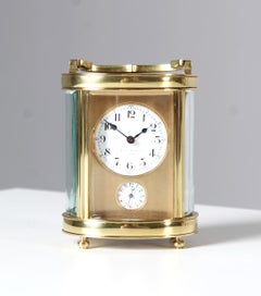 Late 19th Century Carriage Clock, Travel Clock, Pendulette de Voyage, Paris 1890