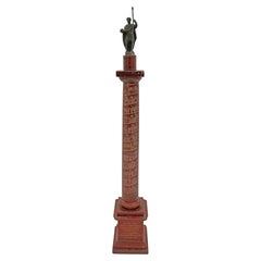 Miniature sculptée de la colonne de Trajan de la fin du XIXe siècle