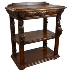 Late 19th Century Carved Oak Buffet