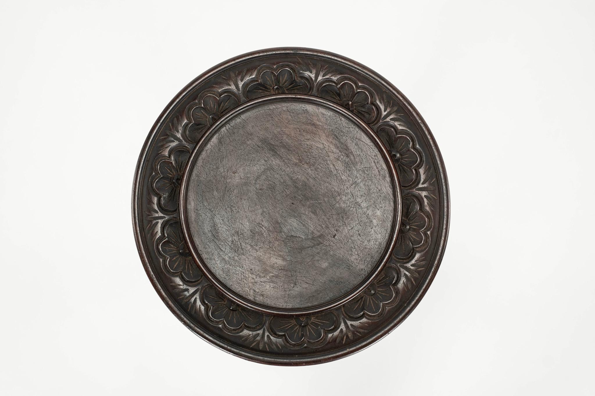 Late 19th Century Carved Snake Serpent Pedestal Table 3