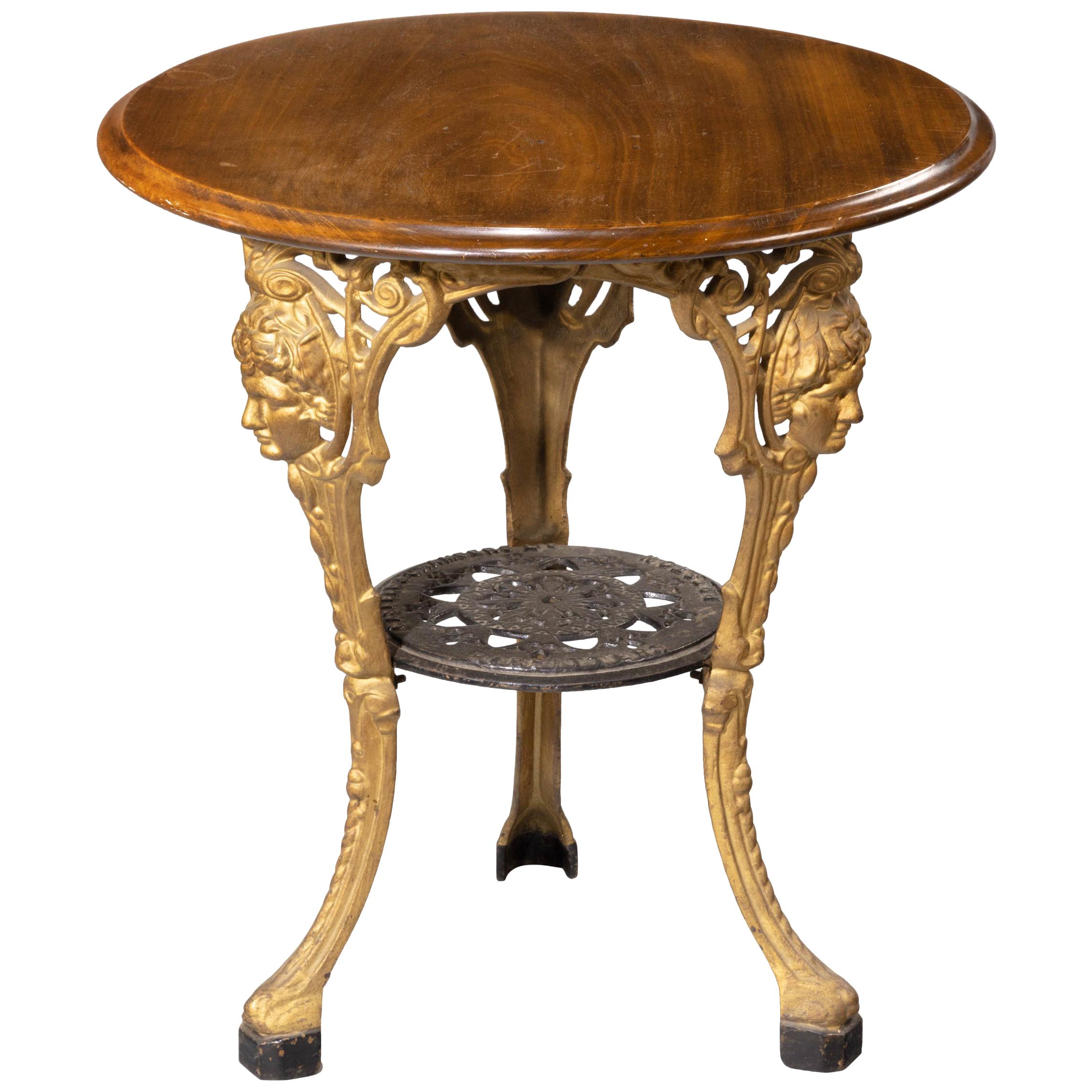 Antique cast iron pub tables for sale deals