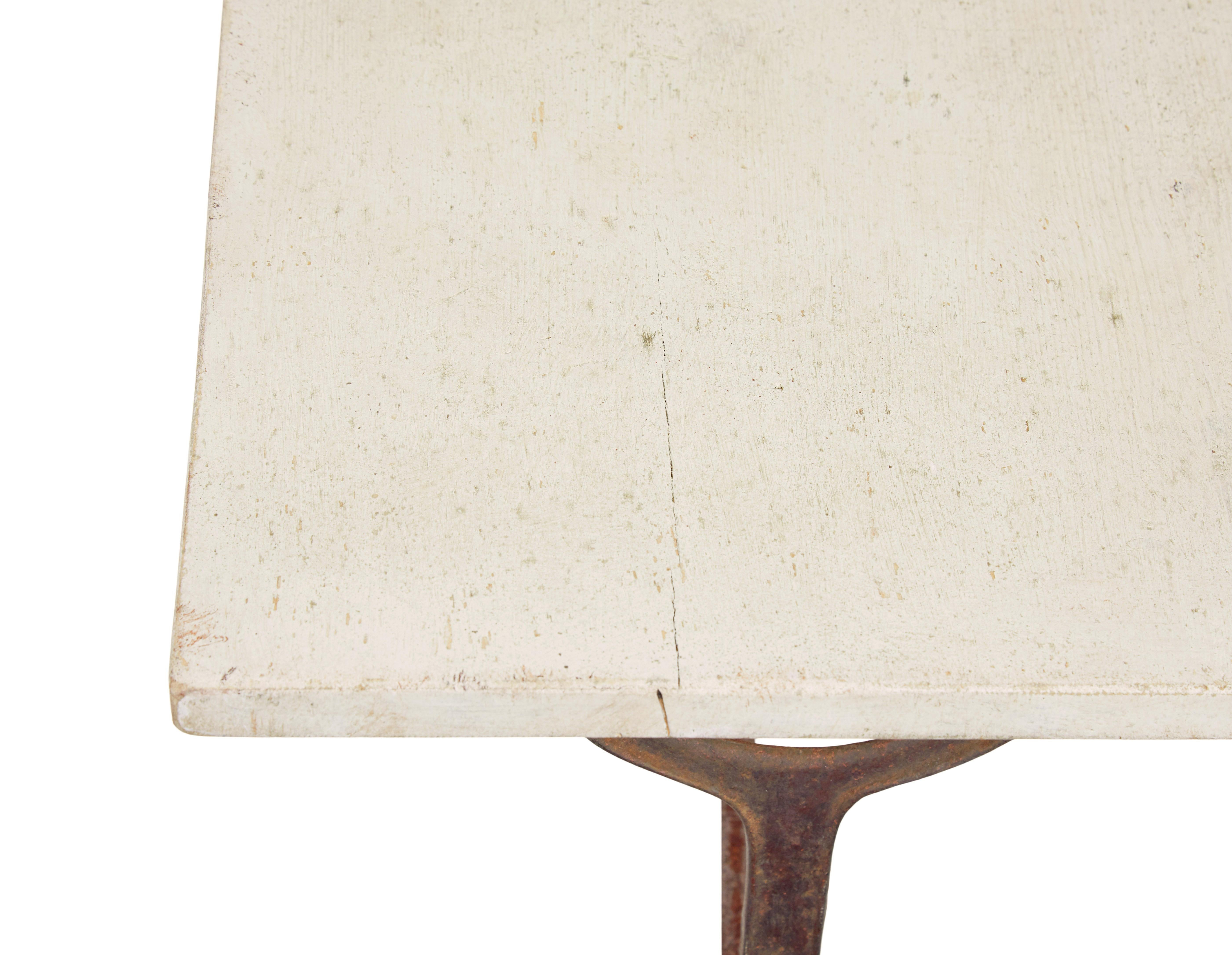 Swedish Late 19th century cast iron side table