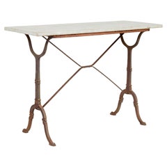 Late 19th century cast iron side table