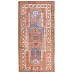 Late 19th Century Caucasian Kazak Carpet ( 3
 6" x 6
 8" - 106 x 203 cm )