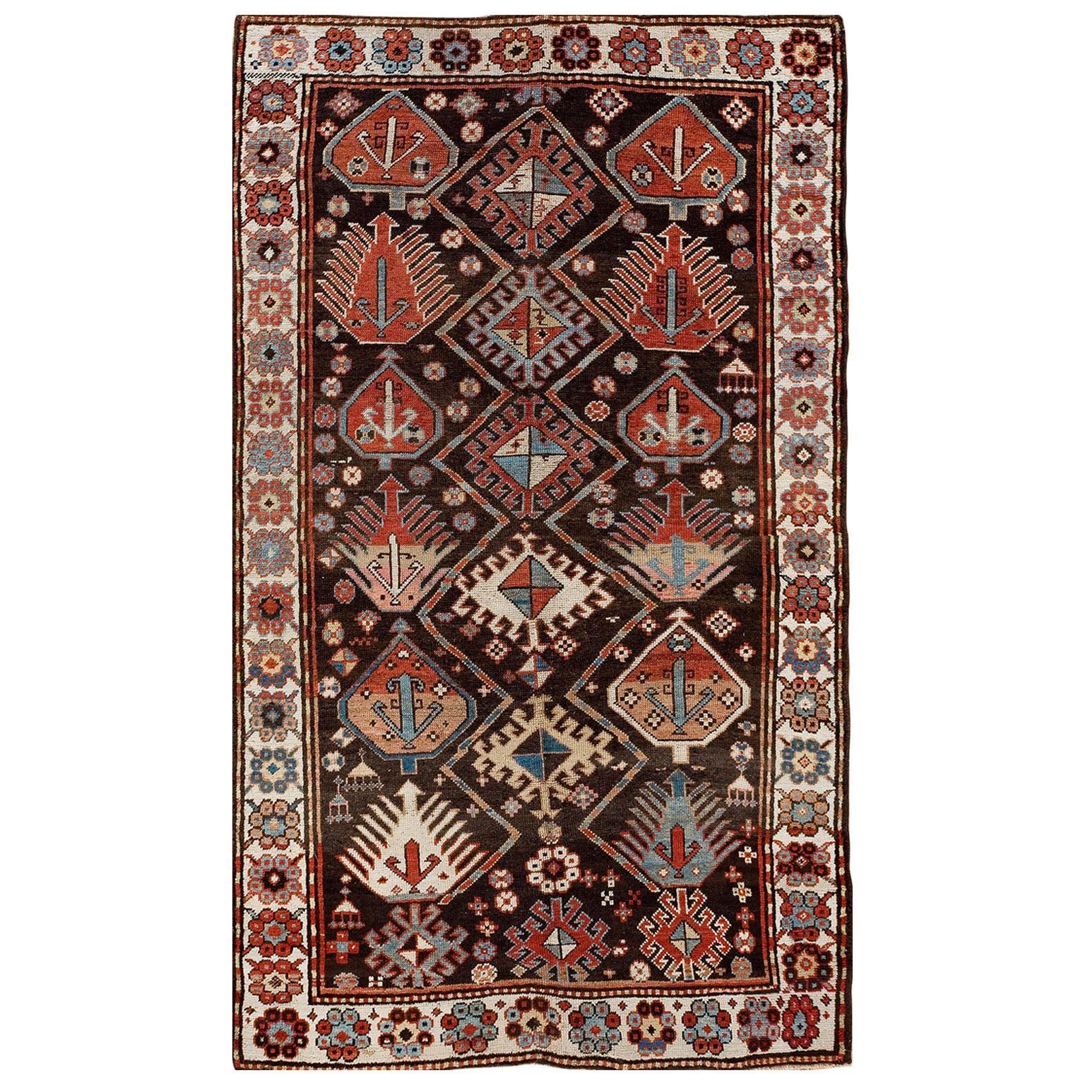 Late 19th Century Caucasian Kazak Carpet ( 4'7" x 7'6" - 140 x 230 )