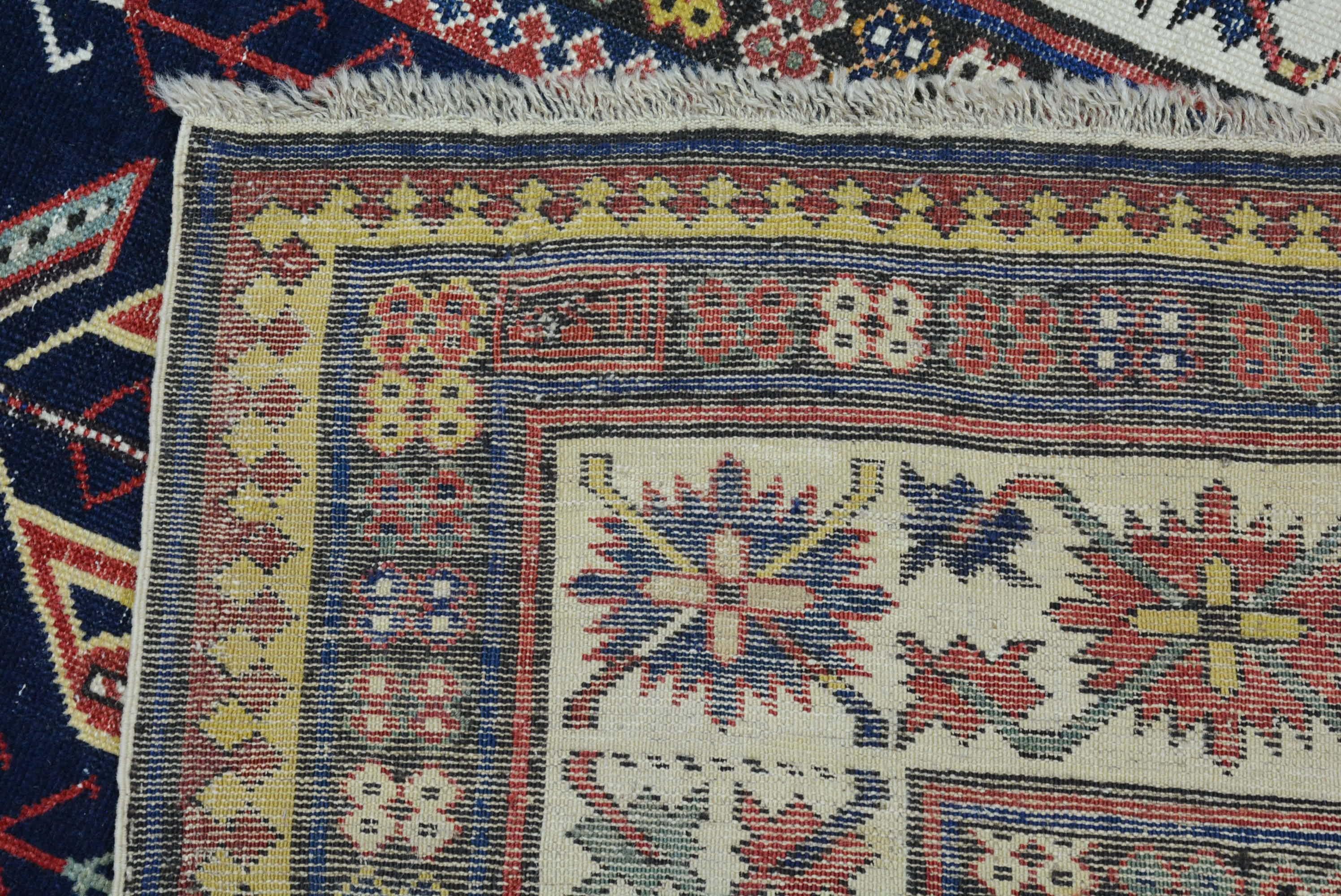 Tapis kuba caucasien de la fin du 19e siècle en vente 1