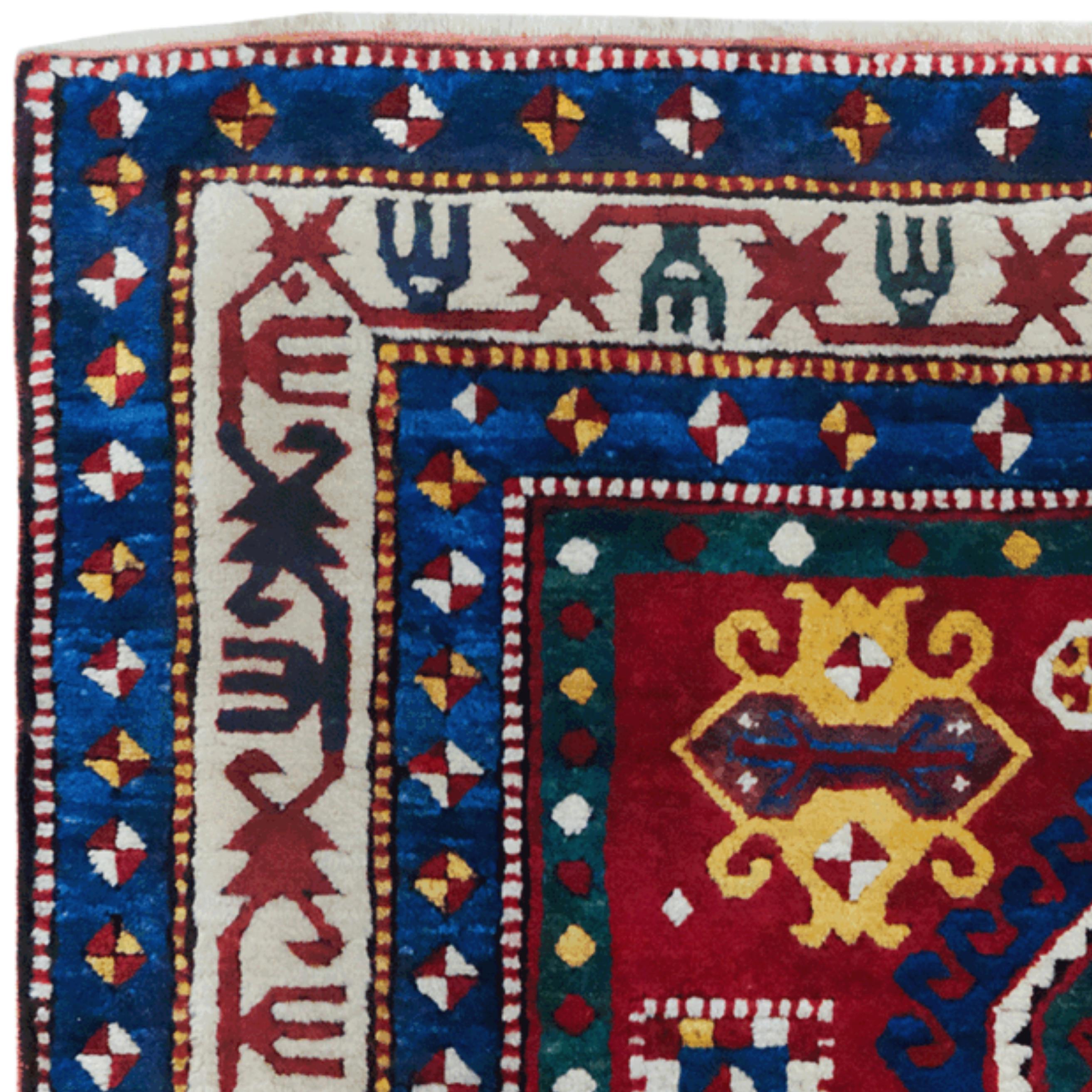 Late 19th Century Caucasian Lori Pambak Rug For Sale 1