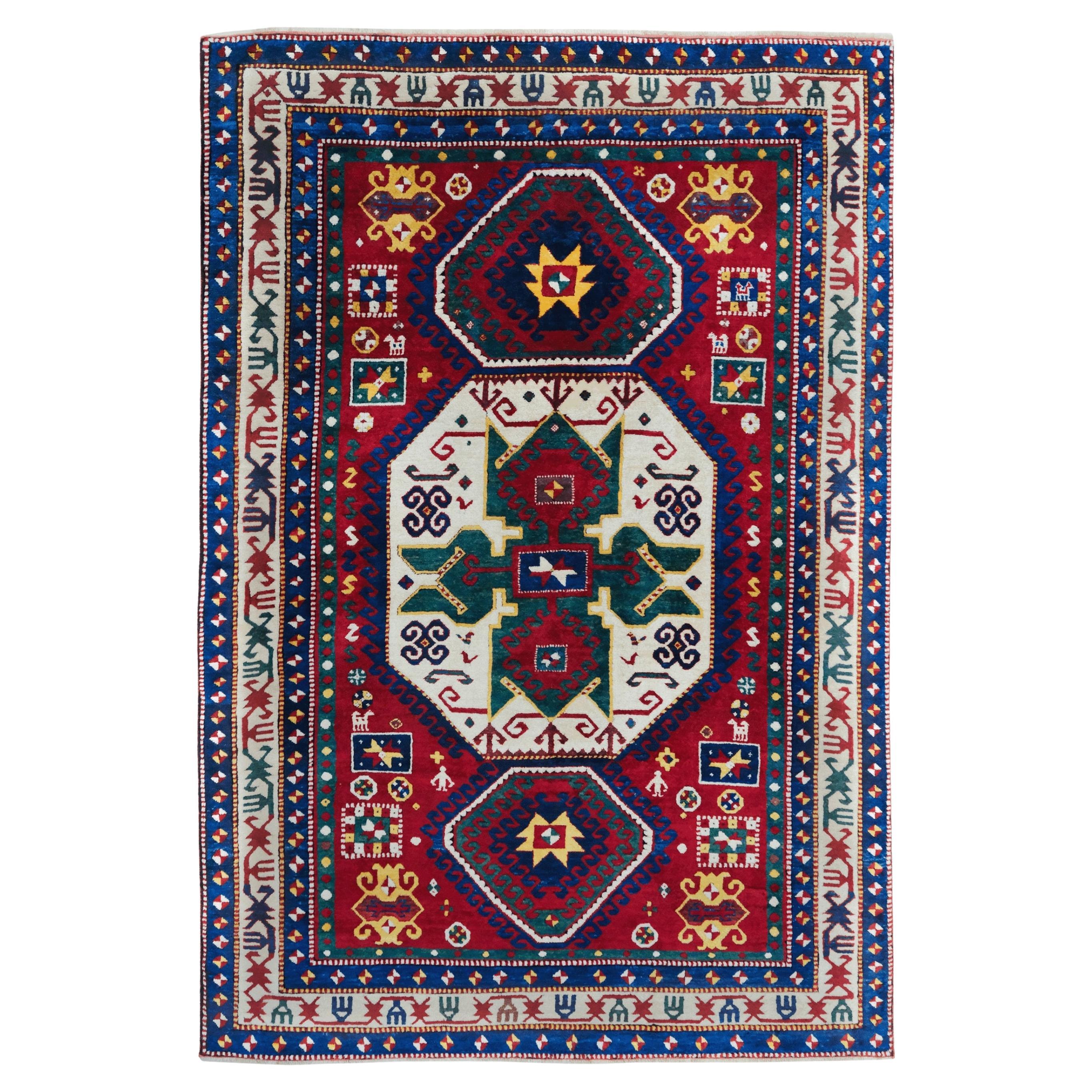 Late 19th Century Caucasian Lori Pambak Rug For Sale