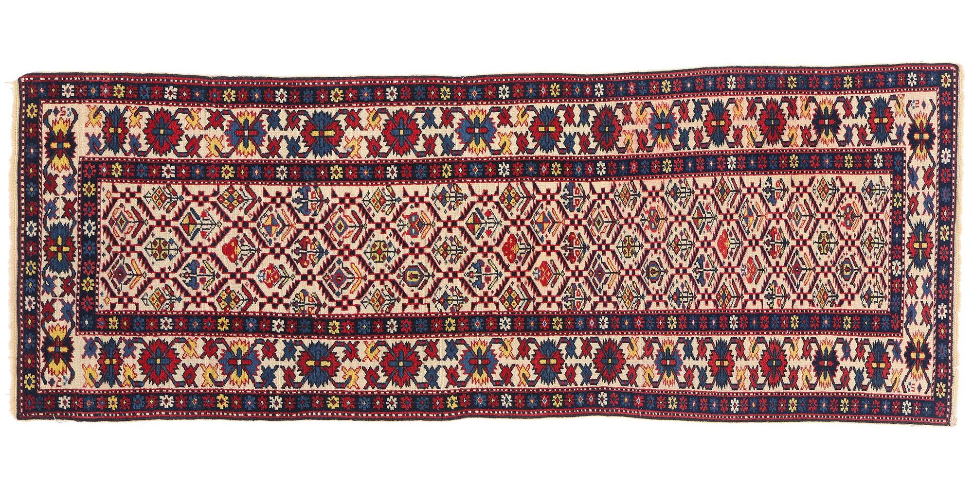Tapis caucasien Shirvan de la fin du XIXe siècle, de style Modernity en vente 4