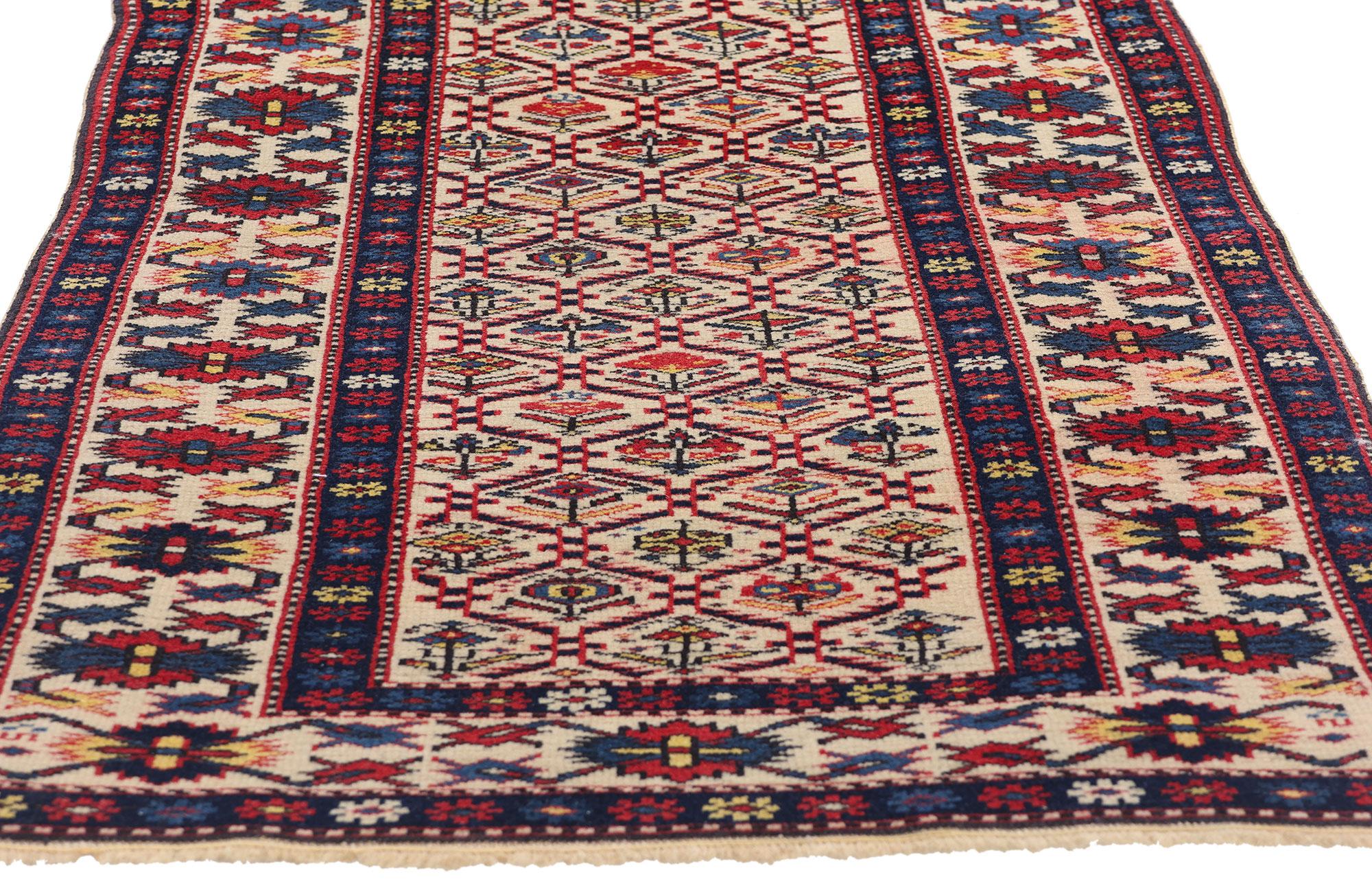 Caucasien Tapis caucasien Shirvan de la fin du XIXe siècle, de style Modernity en vente