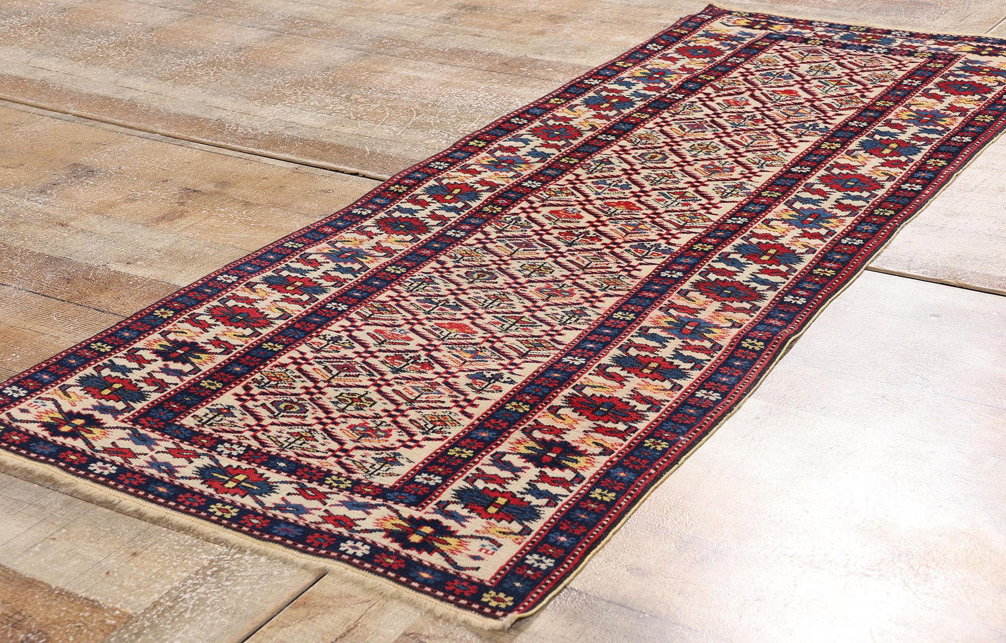 Tapis caucasien Shirvan de la fin du XIXe siècle, de style Modernity en vente 1