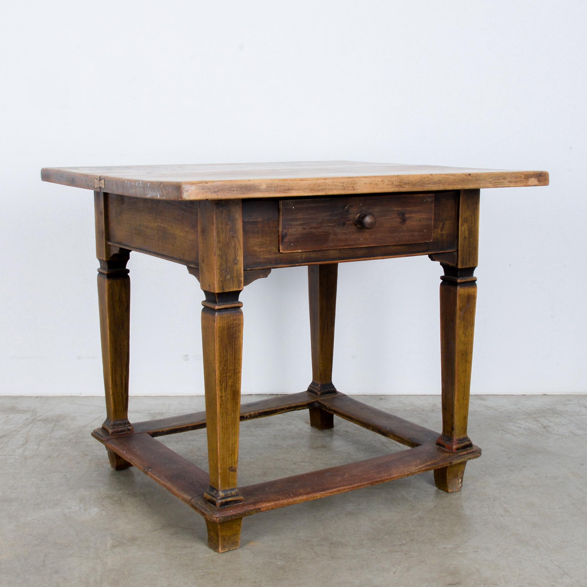 Czech Late 19th Century Central European Wood Table