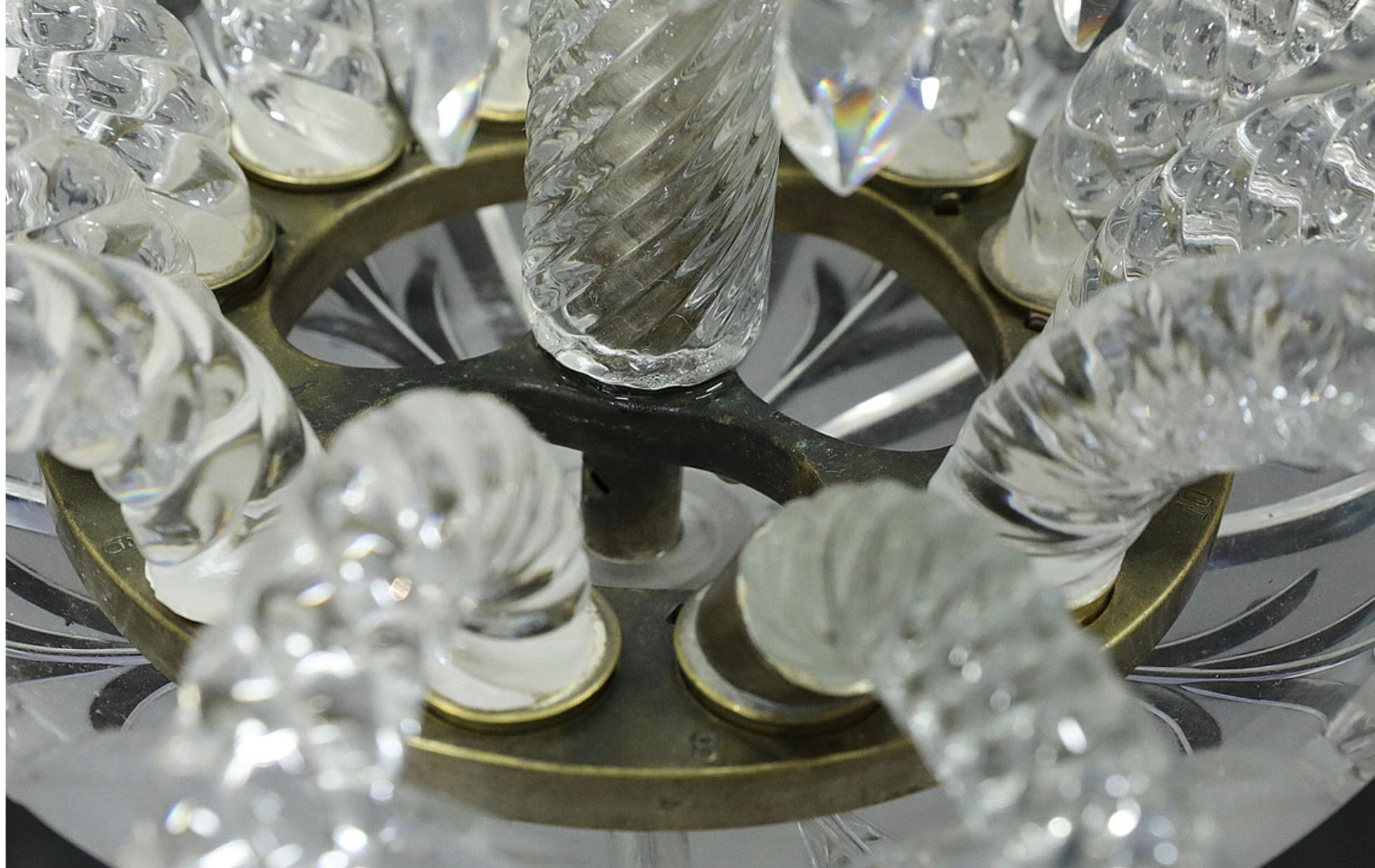 Araña de finales del siglo XIX de Baccarat en venta 4