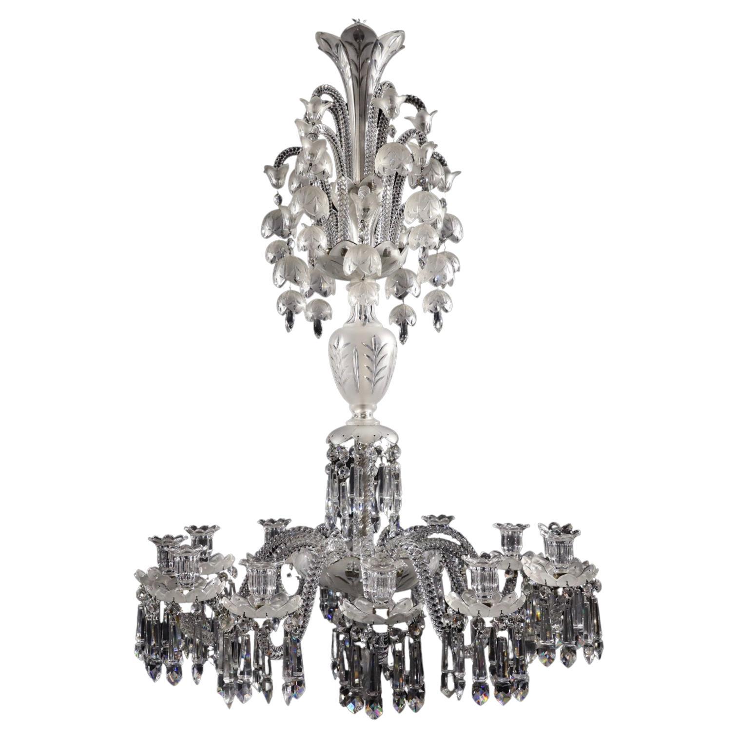 Late 19th Century Chandelier by Baccarat For Sale